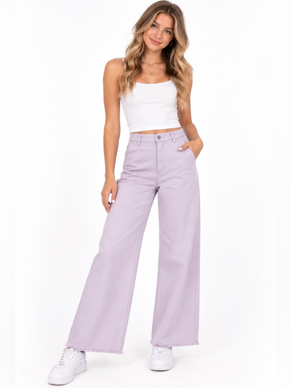 Billabong Free Fall Amethyst Smoke Wide Leg Pants NWT 27